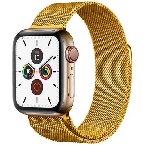 Apple Ремешок для Apple Watch Milanese Loop 424445мм Золотой 698₽
