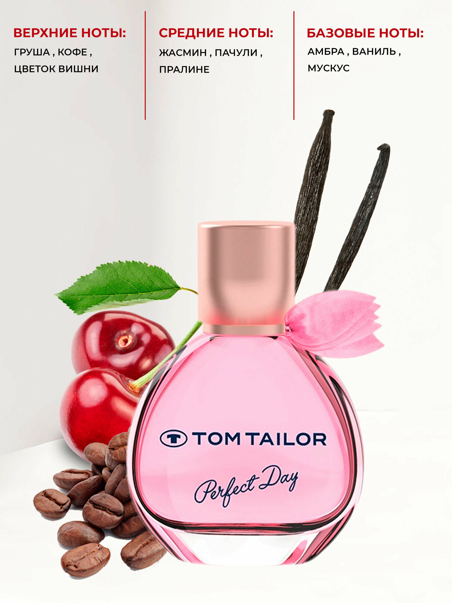 Tom Tailor Женский Perfect Day Парфюмированная вода (edp) 30мл — фото 1