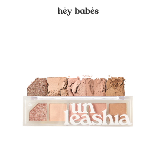 Палетка теней для век в розовых оттенках UNLEASHIA Mood Shower Eye Palette #2 Rose Shower