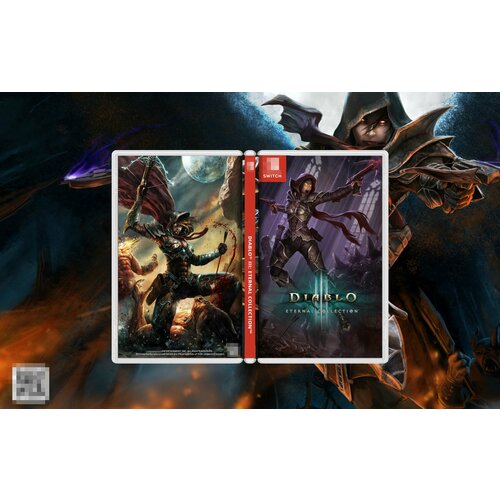 Diablo III Eternal collection Demon hunter / Обложка для Кейса Nintendo Switch.