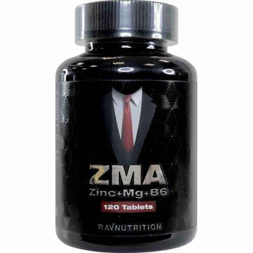 RAVNUTRITION ZMA 120 tab, ЗМА, Бустер тестостерона, Тестобустер, 120 таблеток