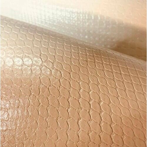 Искусственная кожа змея айс-крем глянцевая (цв740) (1м) кожа искусственная арт узор для пэчворка серая гамма 350 г м коричневый серый 0 5 м 0 5 м 350 г м²