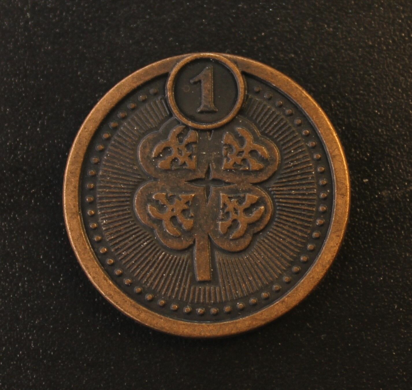 Сувенирная монета Магазин сокровищ "Фелисита" цвет медь