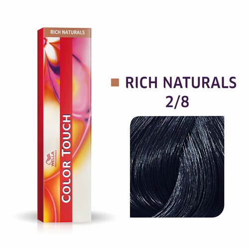 Оттеночная краска для волос Wella Professionals Color Touch 2/8 сине-черный