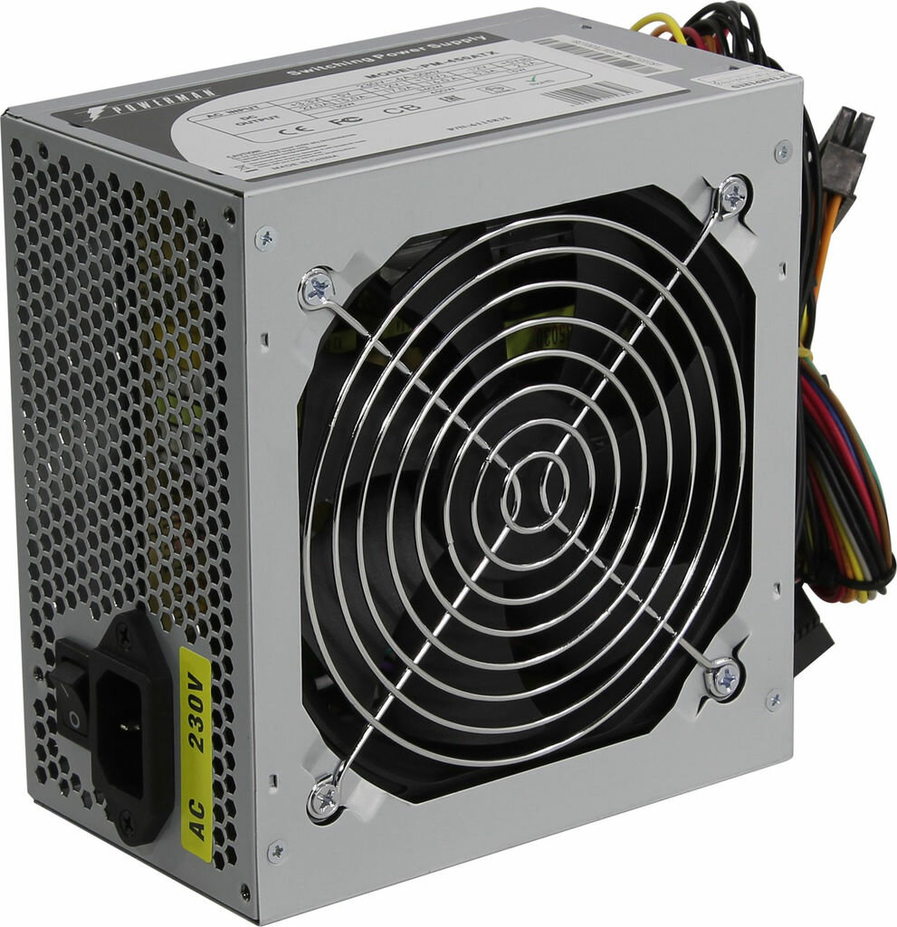 Блок питания Powerman PM-450ATX 450W серый OEM In Win - фото №20
