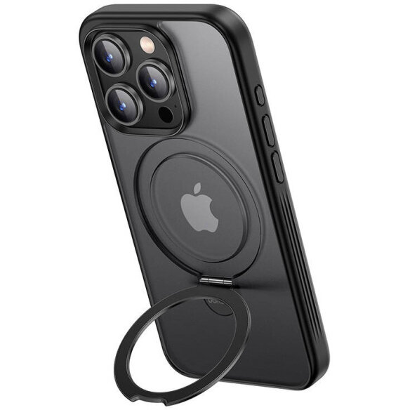 Чехол Ugreen LP764 Protective Case Magnetic Stand для iPhone 15 Pro Max чёрный (25533)