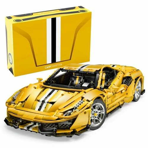 конструктор 3d cada радиоуправляемый спорткар ferrari 488 3187 деталей Конструкторы