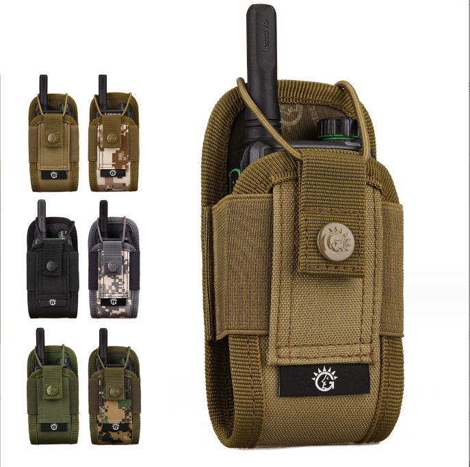Подсумок MOLLE для радиостанции A018, зеленый — фото 1