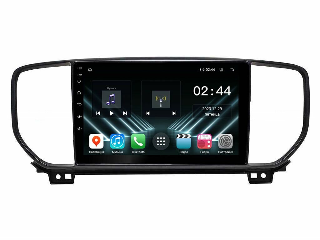 Штатная магнитола Kia Sportage 4 2018-2022 UNISON 09A1 2Gb/32Gb IPS BT Wi-Fi CarPlay (1143-09A1)