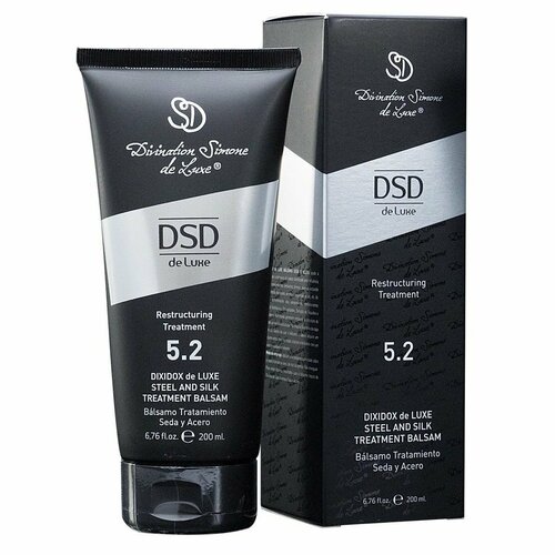 DSD de LUXE 5.2. восстанавливающий бальзам Сталь и шелк STEEL AND SILK TREATMENT BALSAM, 200 мл