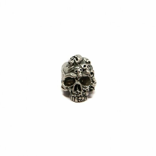 Бусина для темляка из паракорда Schmuckatelli Co. Mind Skull Bead (олово)