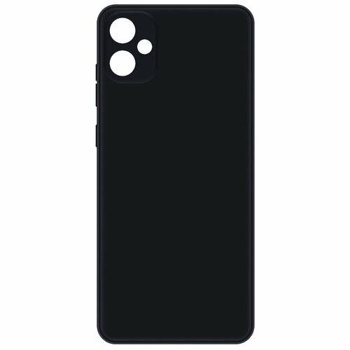 Чехол-накладка Borasco MicroFiber Case для смартфона Samsung Galaxy A05, черный чехол borasco для realme c33 microfiber black 70962