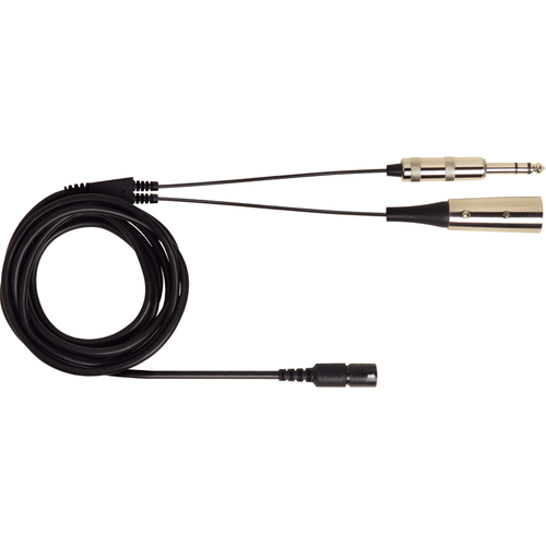 Shure BCASCA-XLR3QI кабель для наушников с разъёмами BCASCA/XLR + 6.3 мм , 2.3 метров