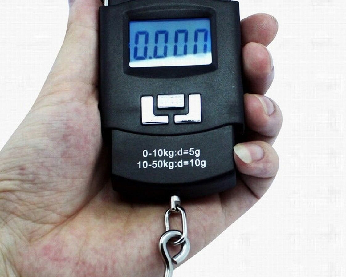 Электронные весы Безмен ручные портативные для багажа и дома 50кг - фотография № 5