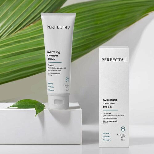 Нежная увлажняющая пенка PERFECT4U для умывания 75 мл 1350₽