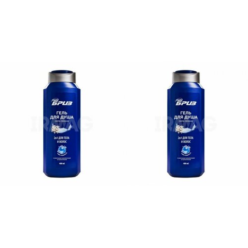 ТИМ бриз Гель для душа для тела и волос Сила океана, 400 мл, 2 уп.