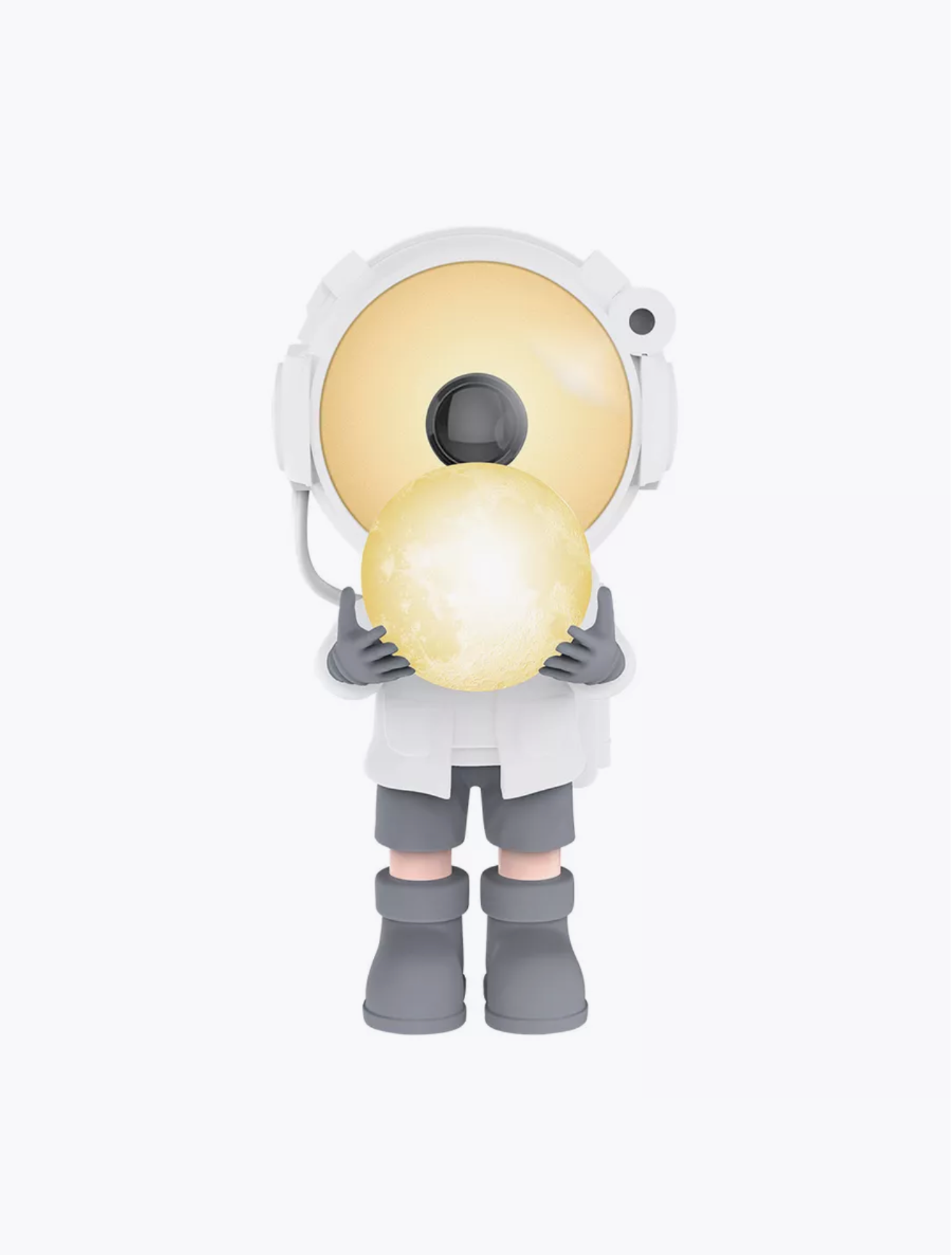 Светильник "Космонавт" с пультом Белое золото - фотография № 2