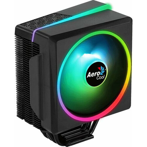 Устройство охлаждения(кулер) Aerocool Cylon 4F Soc-AM5/AM4/1151/1200/2066/1700 4-pin 14-26dB Al+Cu 145W 550gr LED Ret кулер aerocool cylon 4