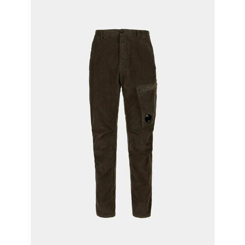 Брюки C.P. Company Corduroy Regular Utility, размер 50, черный