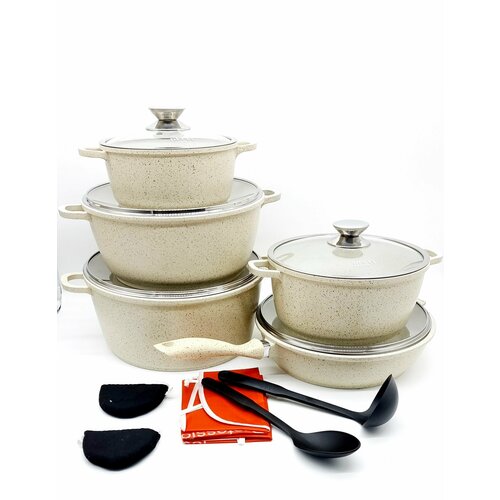 Delfi Набор посуды с антипригарным покрытием (13 предметов)