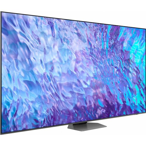 SAMSUNG Телевизор QLED Samsung 98 QE98Q80CAUXRU Series 8 серебристый 4K Ultra HD 100Hz DVB-T2 DVB-C DVB-S2 USB WiFi Smart TV QE98Q80CAUXRU 54751000₽