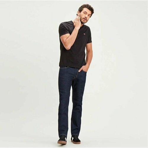 Джинсы Levi's, размер W36/L30, синий джинсы зауженные levi s размер w36 l30 синий