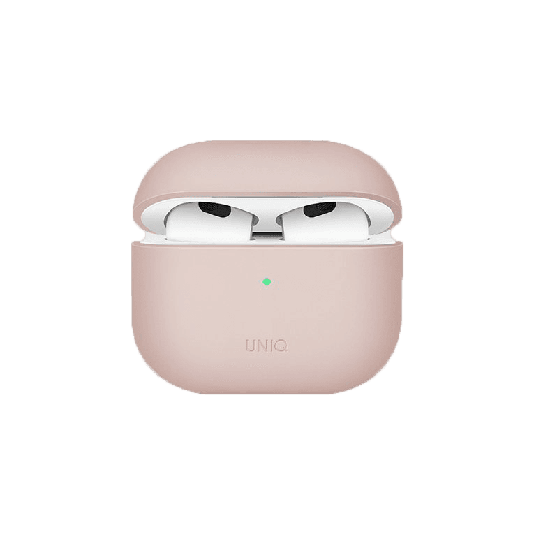 Чехол Uniq Lino розовый, для AirPods 3