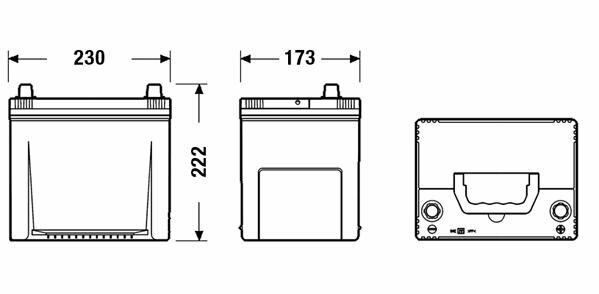 Аккумулятор легковой "EXIDE" Premium 65Ач о/п D23 - фото №12