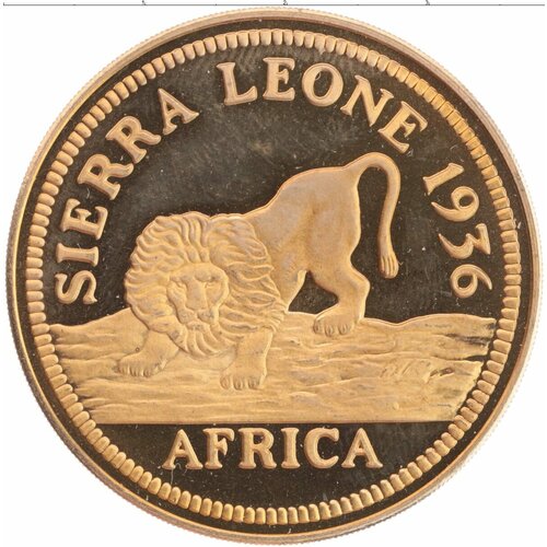 Клуб Нумизмат Монета крона Сьерры-Леоне 1936 года Бронза UNUSUAL