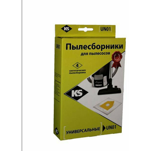 Пылесборники (KS UN-01 синтетика комл. 4шт.) пылесборники ks bs 02 синтетика комл 4шт