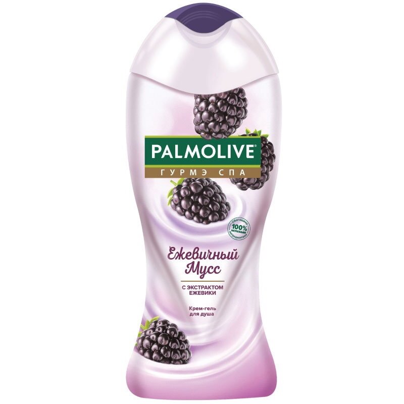 Крем-гель для душа Palmolive Гурмэ СПА Ежевичный Мусс с экстрактом ежевики 500 мл.