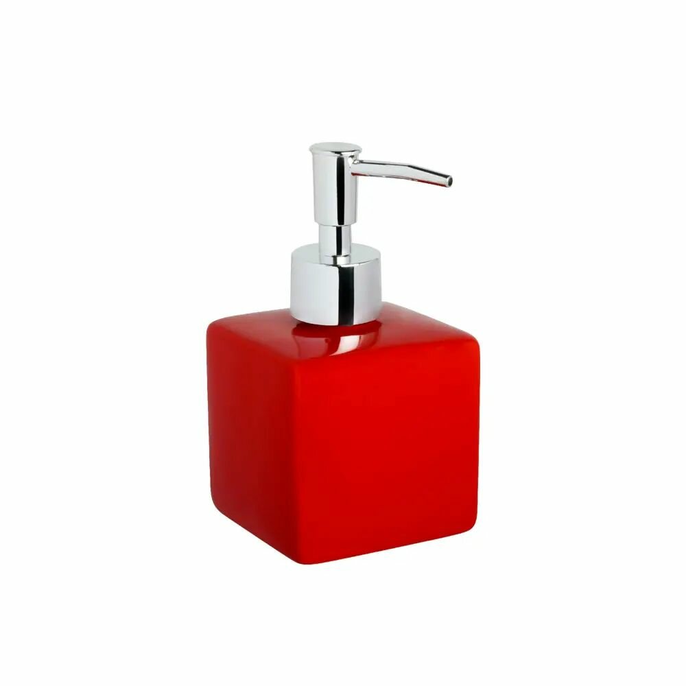 Дозатор для жидкого мыла цвет красный