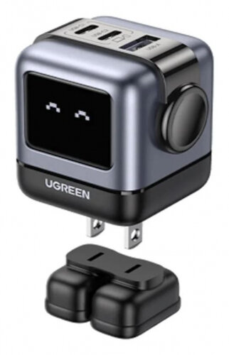 Сетевое зарядное устройство Ugreen CD361 (15570), 65 Вт, серый