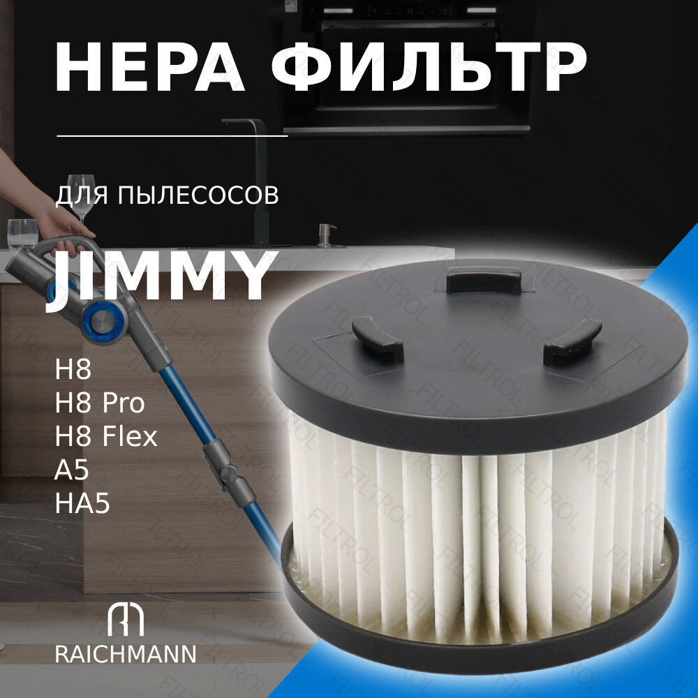 HEPA фильтр для пылесоса JIMMY H8 H8 Pro H8 Flex A5 HA5