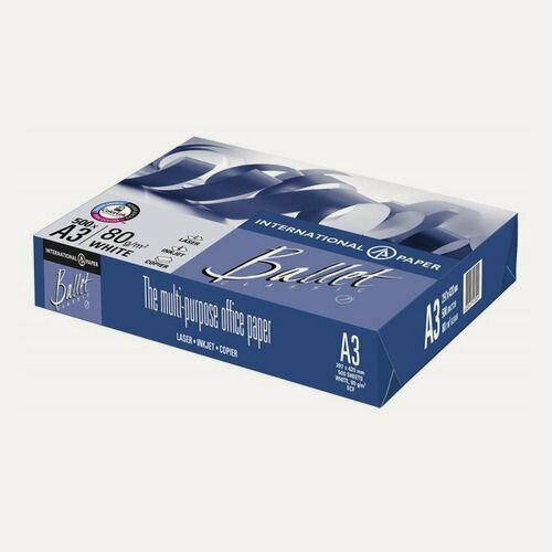 Изображение товара Бумага BALLET Classic B, A3, офисная, 500л, 80г/м2, белый