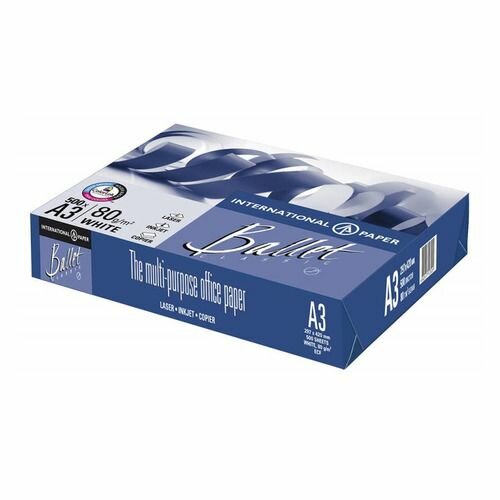 Бумага BALLET Classic B A3 офисная 500л 80г/м2 белый