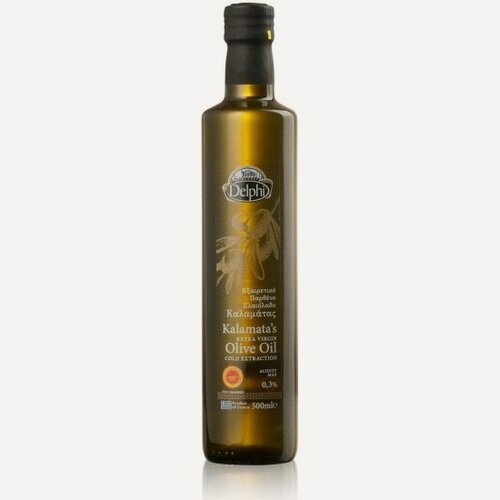 Изображение товара Масло оливковое Delphi Extra Virgin Каламата 0,5 л