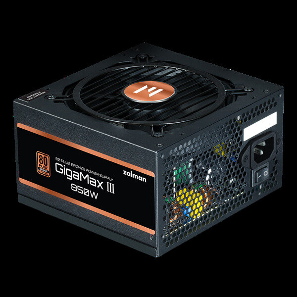 Zalman ZM850-GV3, 850W, ATX12V v3.0, Gen 5.0, APFC, 12cm Fan, 80+ Bronze, Retail