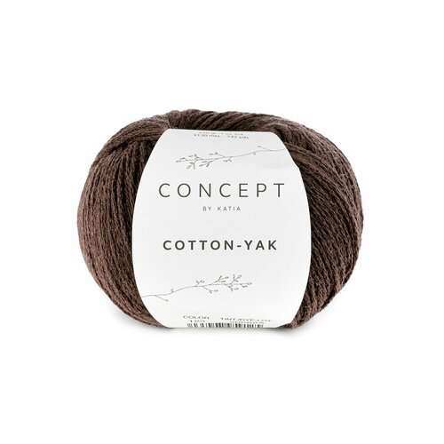 Пряжа для вязания Katia Cotton-Yak (123 Brown)