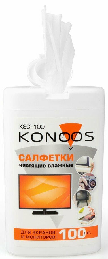 Чистящие салфетки Konoos 100 шт. (KSC-100)