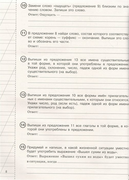 Русский язык за курс начальной школы. Интенсивный курс подготовки к ВПР - фото №12