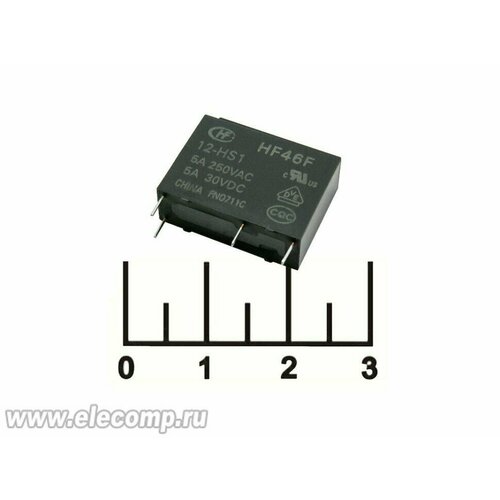 Реле =12V 5A/250V HF46F/12-HS1 реле pch 112l2m 5a 4 12v новое оригинальное место