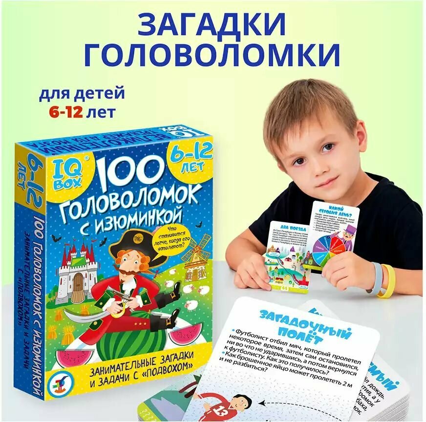 IQ Box. 100 Головоломок с изюминкой Дрофа Медиа - фото №10