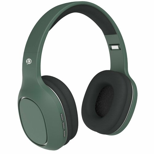 Наушники BH04 беспроводные полноразмерные микрофон 400 мАч до 20 часов зеленые 2434₽