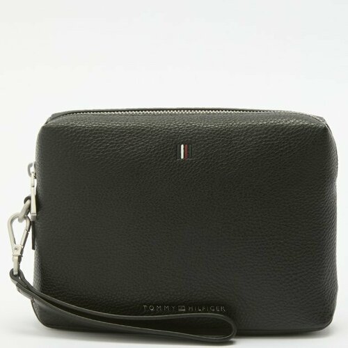 Косметичка TOMMY HILFIGER, 6х16х22 см, черный клатч ecco fold clutch bag