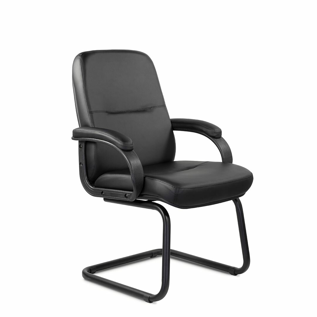 фото Офисный стул руководителя UTFC пилот Н/П пластик-люкс 727 Z11 Черное