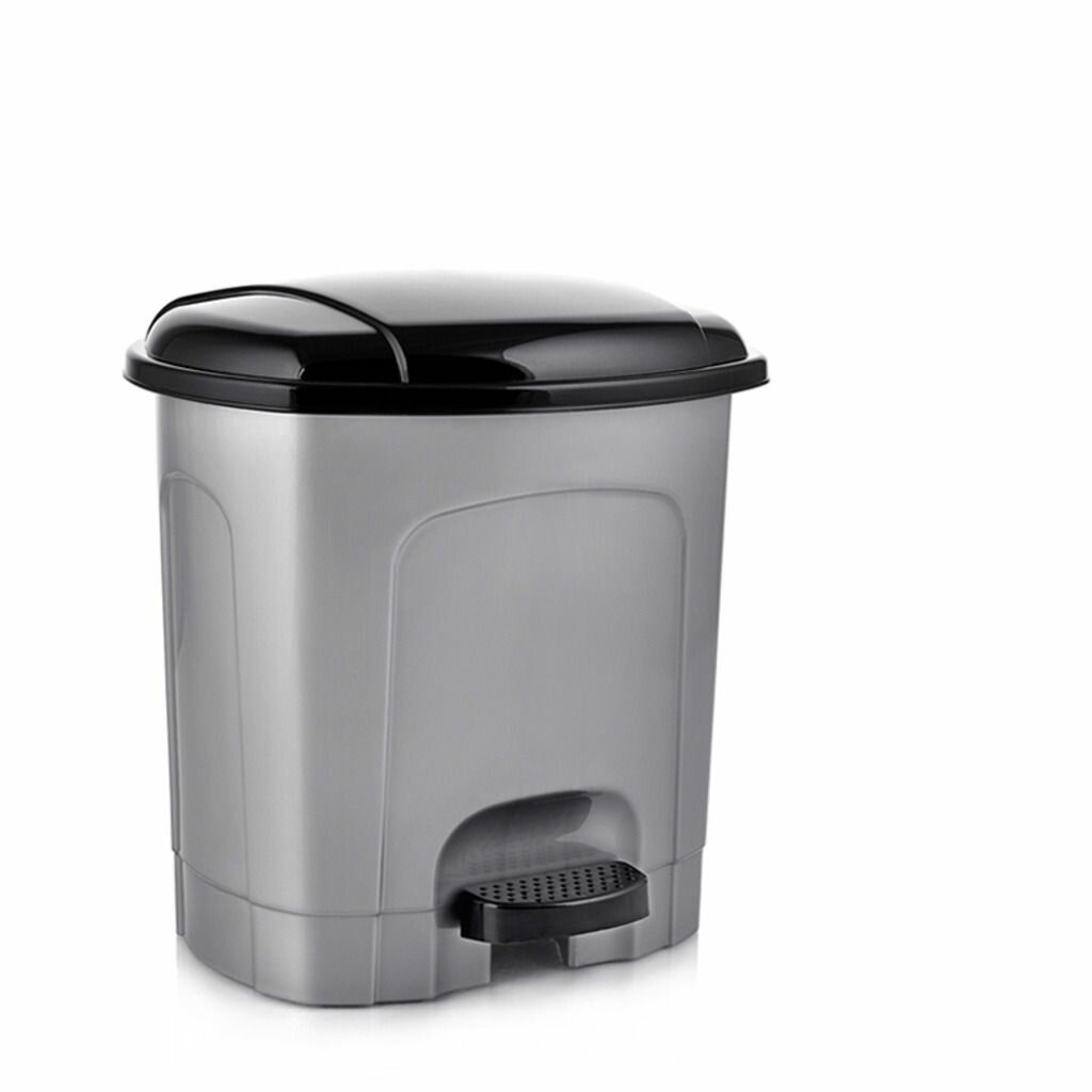 Бак для мусора Lotus HobbyLife 5,5 литров с крышкой и педалью, из пластика