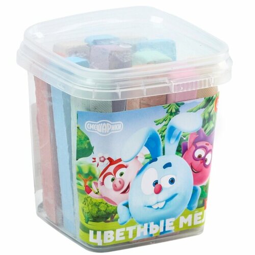 Набор цветных мелков Смешарики 12 штук 10 цветов 441₽