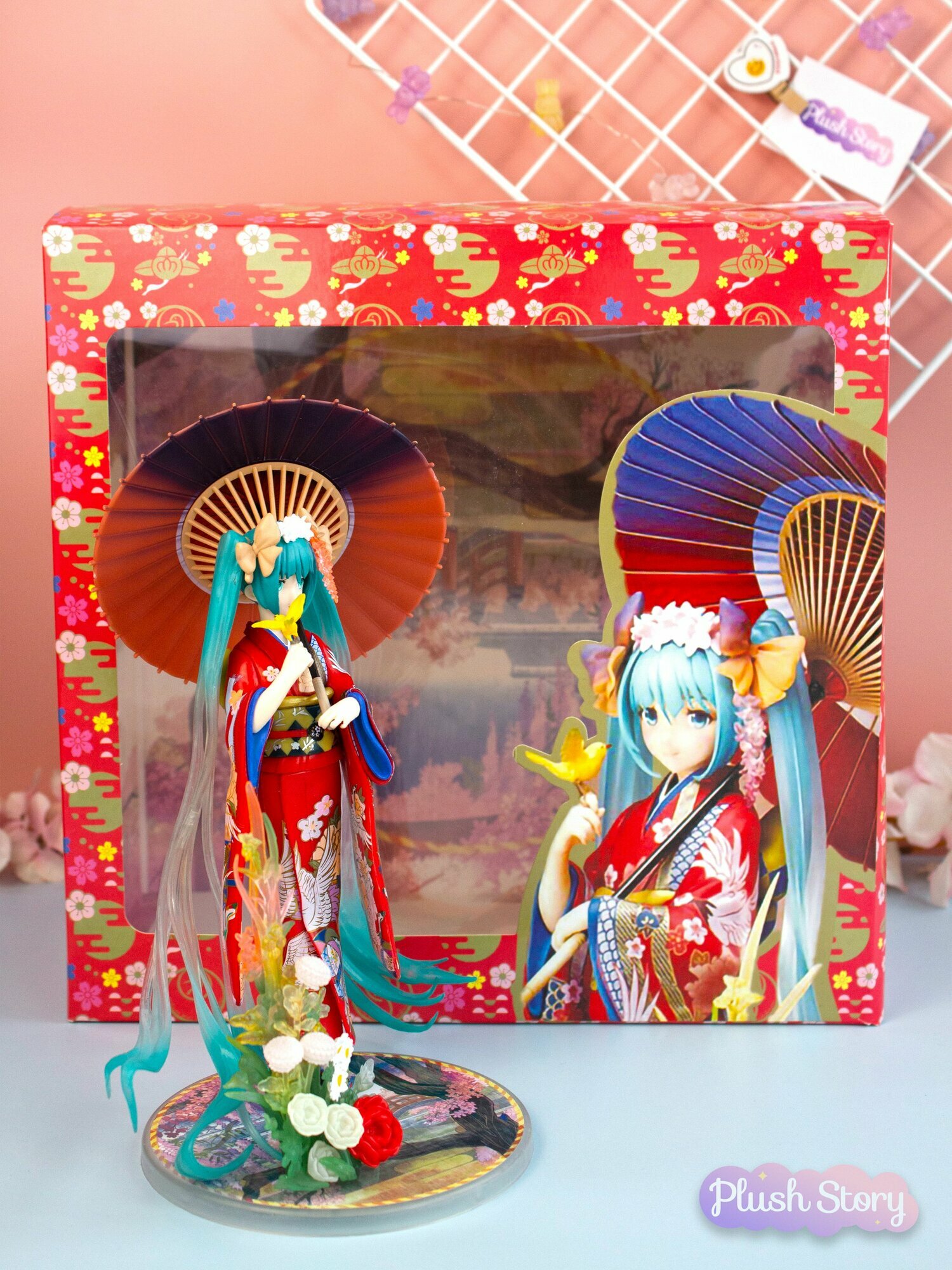 Аниме фигурка Сакура Мику Sakura Miku вокалоид 23 см — фото 1