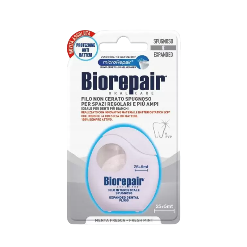 Biorepair Зубная нить с воском комплексная защита Waxed Floss, 50м (Biorepair, ) - фото №19